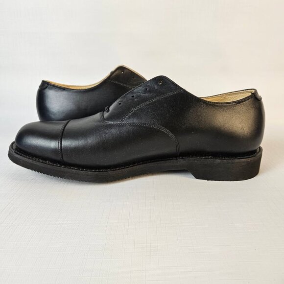 CANADA WEST Men's Size 10 | smooth leather laceup cap toe oxford dress shoes - Picture 4 of 9